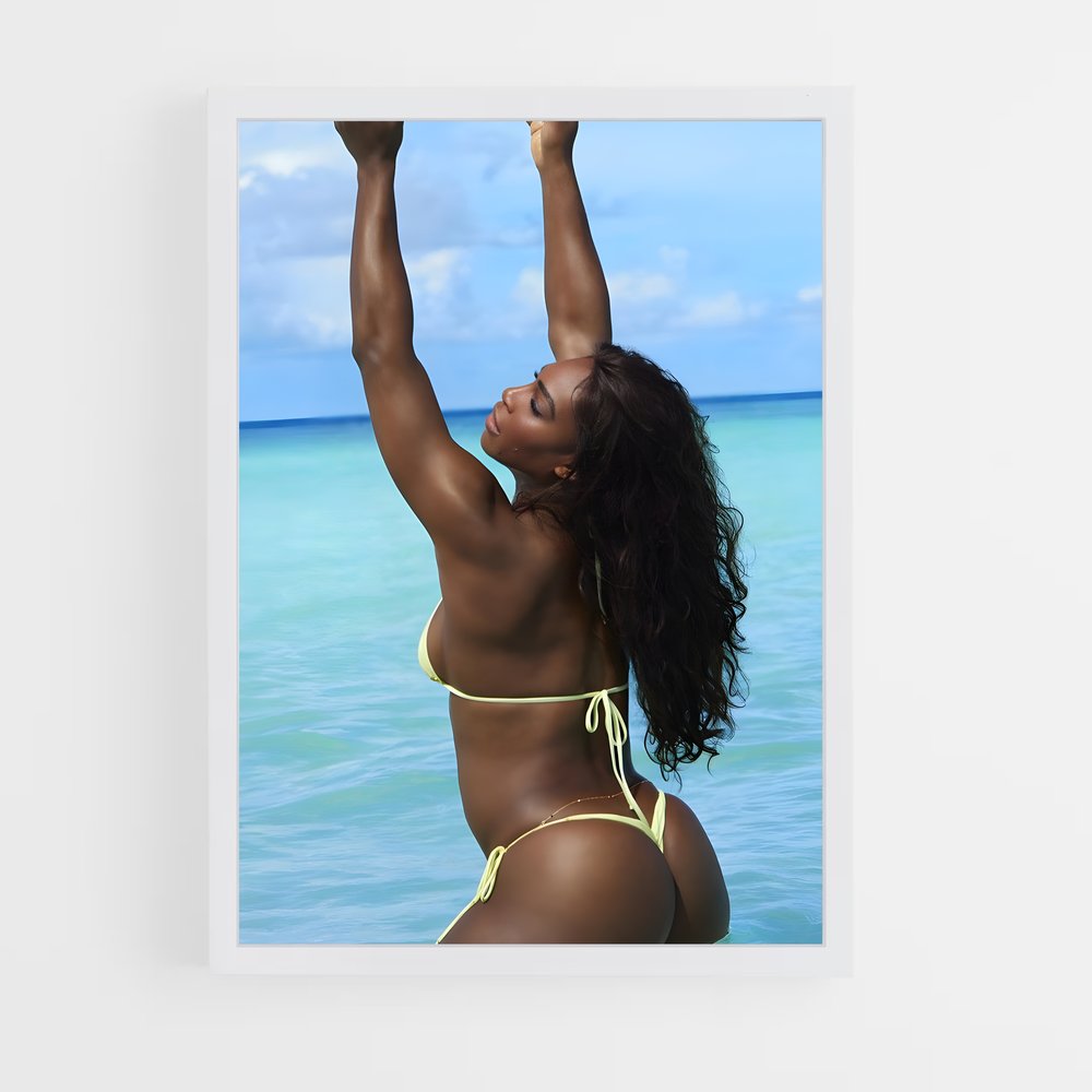 Poster Splash de Serena – affiche Tennis (vue 3)